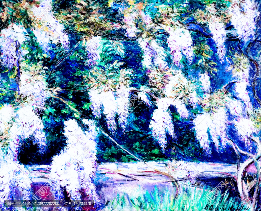 莫奈作品風(fēng)景油畫