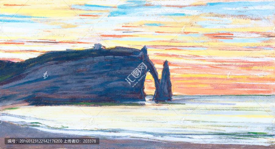 莫奈作品風景油畫