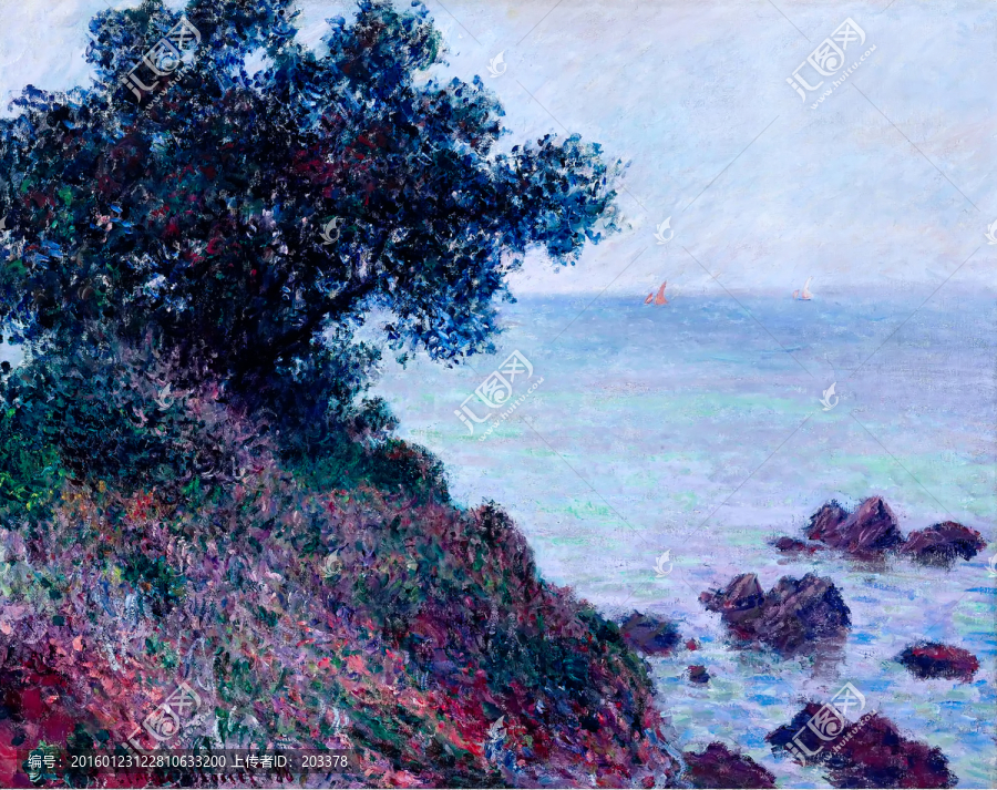 莫奈作品風(fēng)景油畫