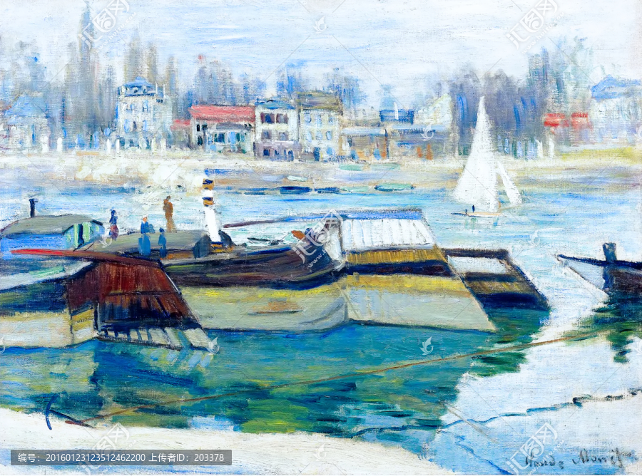 莫奈作品風景油畫