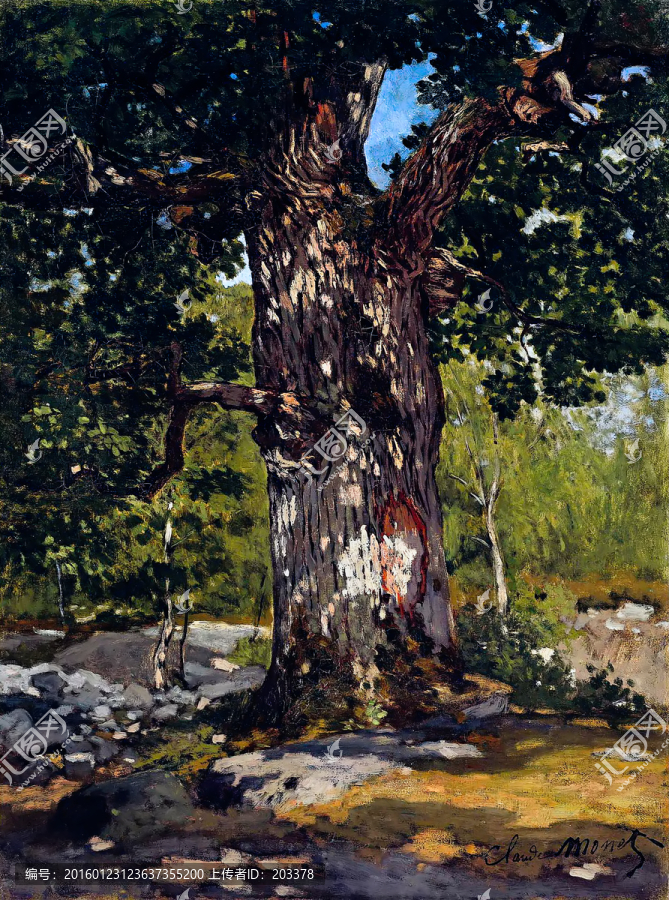 莫奈作品風(fēng)景油畫