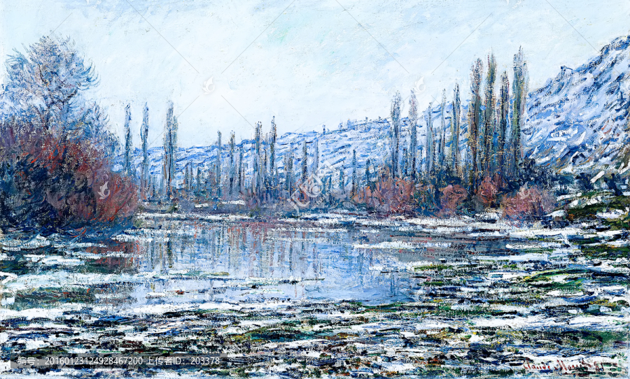 莫奈作品風(fēng)景油畫