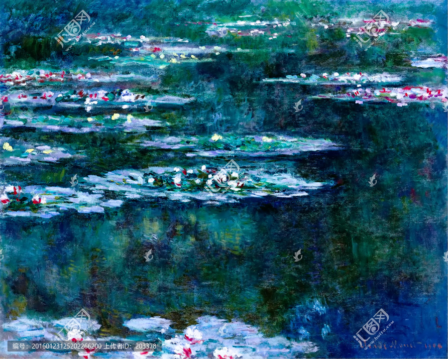 莫奈作品風(fēng)景油畫