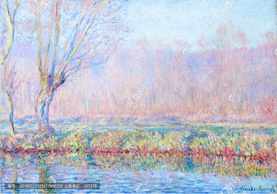 莫奈作品風景油畫