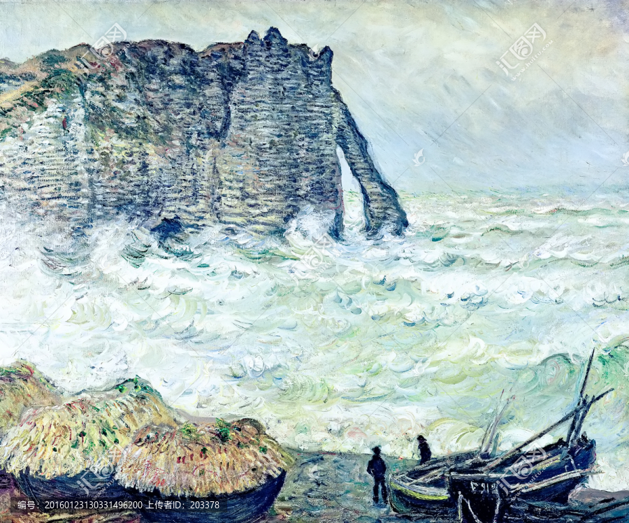 莫奈作品風(fēng)景油畫