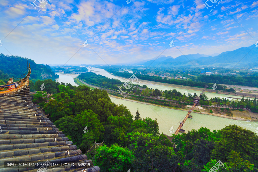 都江堰全景