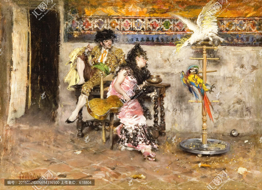 性感美女宮廷人物油畫,高清