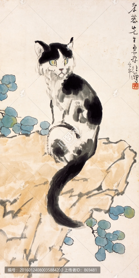 徐悲鴻,貓,未分層