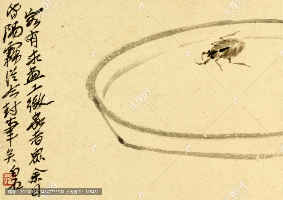 齊白石,昆蟲冊頁,未分層