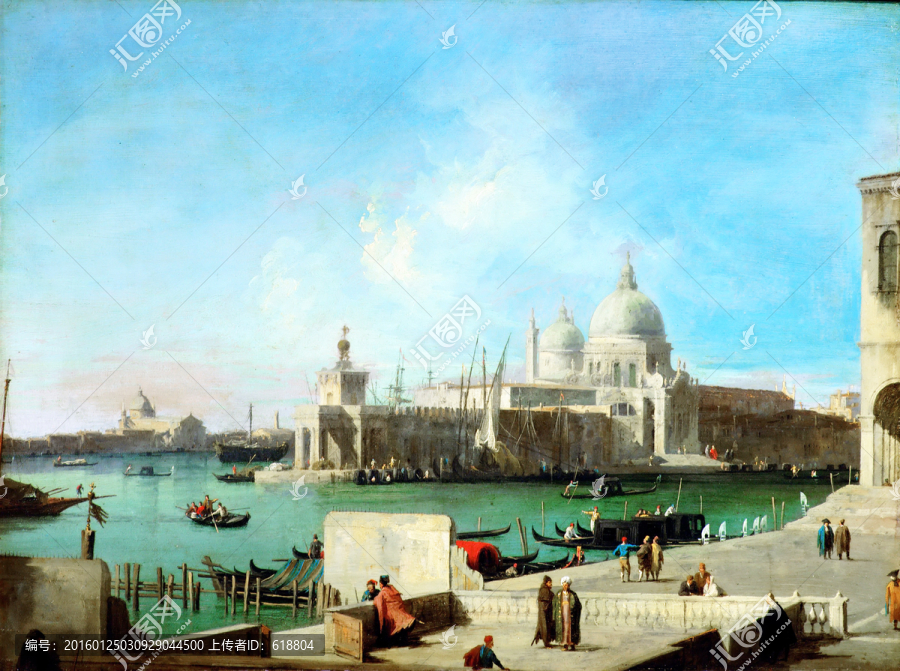 威尼斯风景油画,画廊高清品质