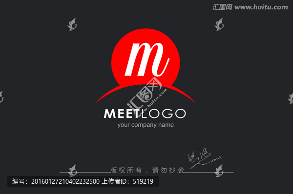 字母M標(biāo)志