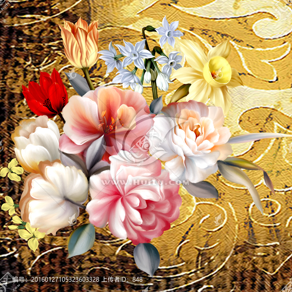 花,無(wú)框畫(huà)