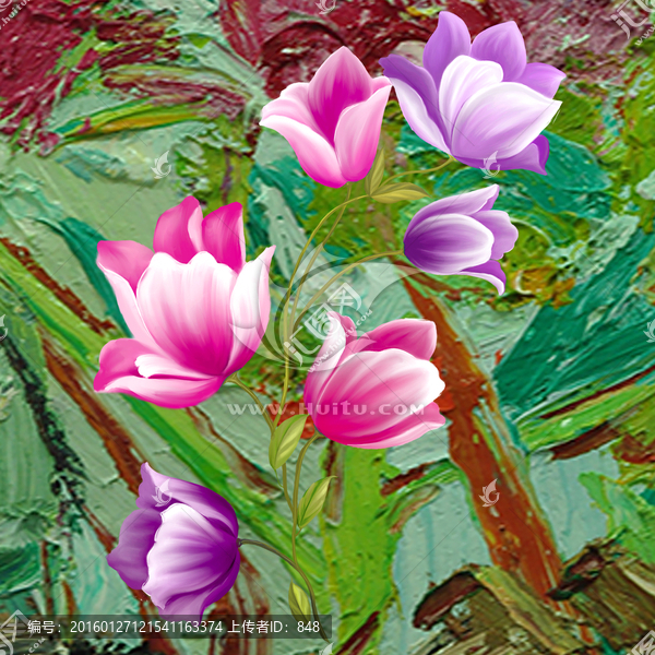 花,無(wú)框畫