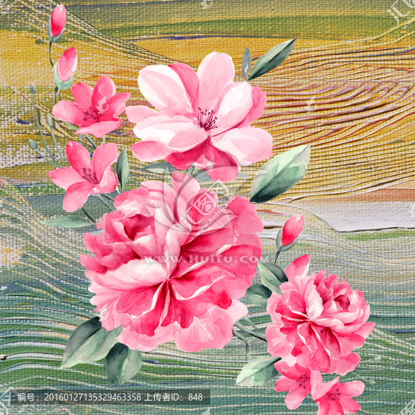 花,無(wú)框畫(huà)