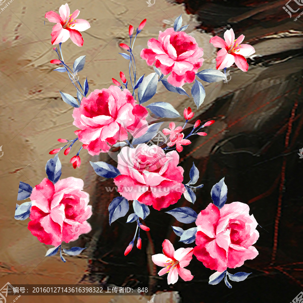 花卉油畫