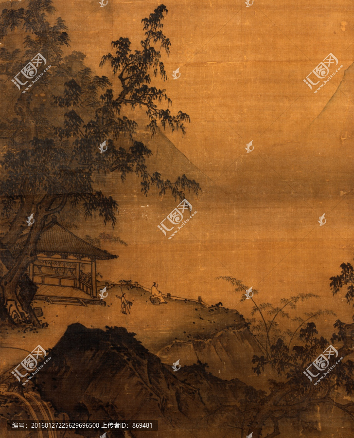 馬遠(yuǎn),高士觀眺圖,未分層