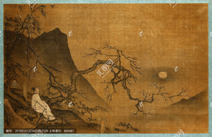 馬遠(yuǎn),林和靖梅花圖,未分層