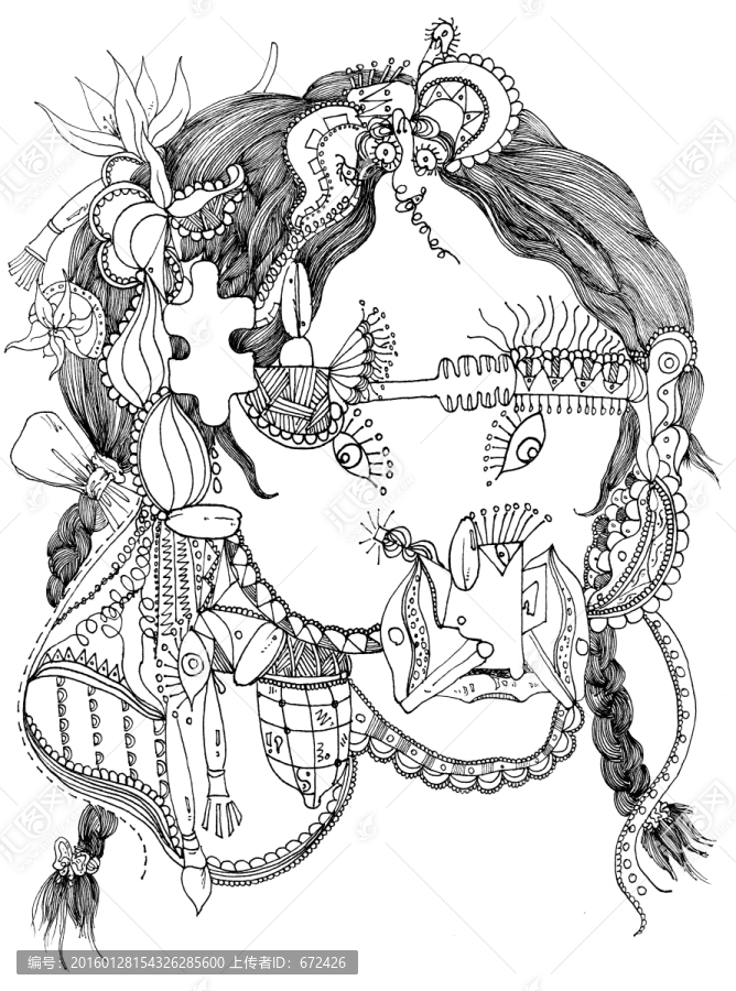 漫畫,插畫