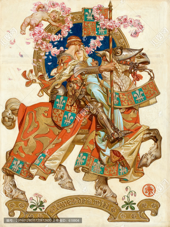 高清女皇人物油畫插畫,畫廊專供