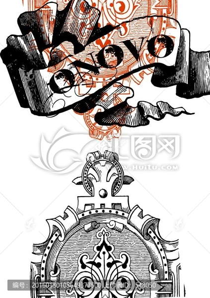 飄帶,盾牌,字母