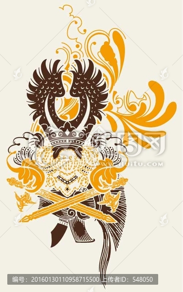 騎士,花朵,雙劍合并