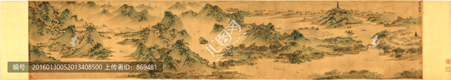 文徵明,吳中勝概圖,未分層