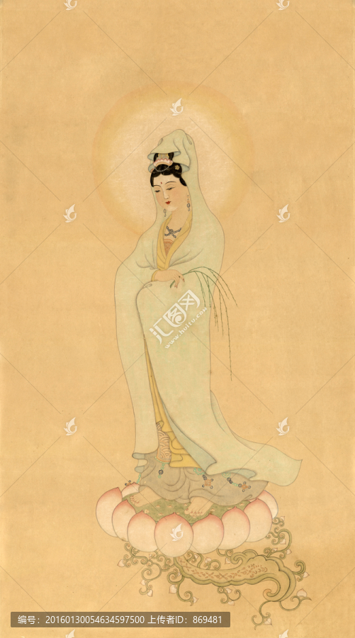 觀音像軸,未分層