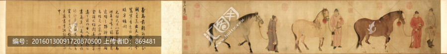 任仁發(fā),人馬圖,未分層
