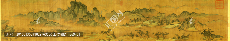 商琦,春山圖卷,未分層