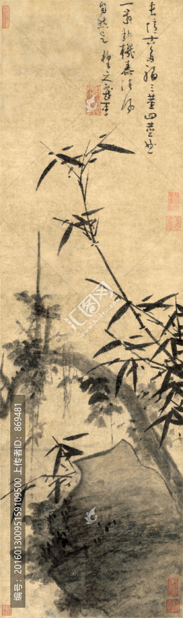 吳鎮(zhèn),多福圖,未分層