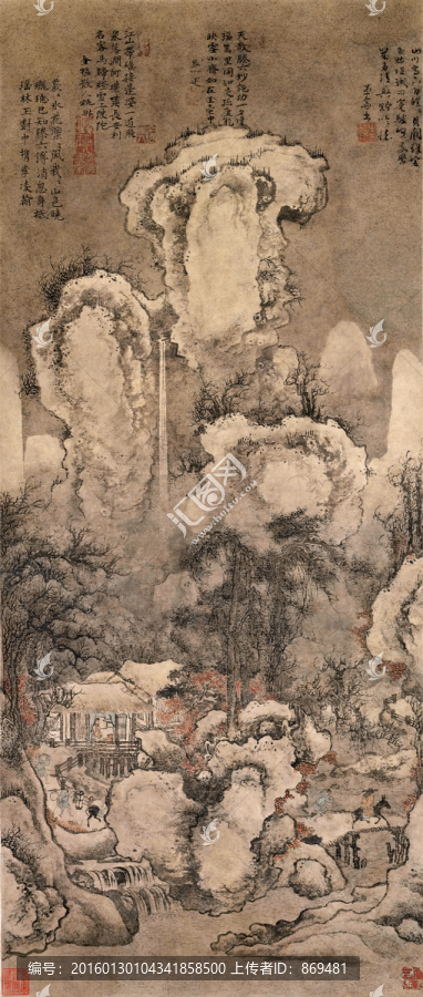 瑤岑玉樹(shù)圖,未分層