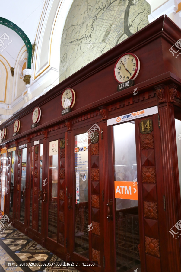 胡志明市,邮局,ATM