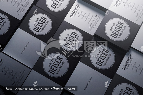 黑色簡約大氣企業(yè)通用名片設(shè)計
