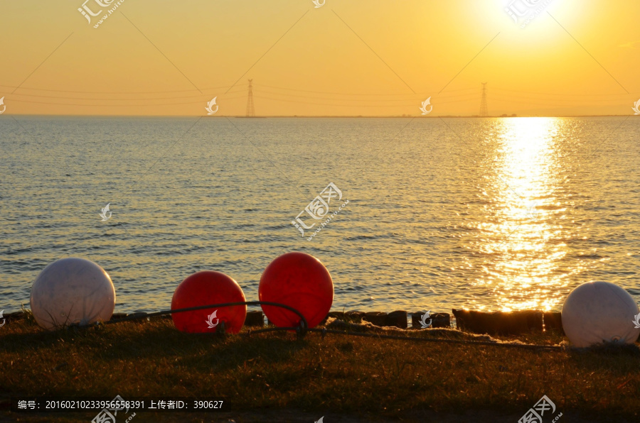 太湖落日