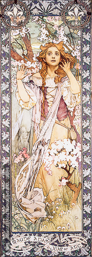 阿爾豐斯穆夏繪畫藝術(shù)作品