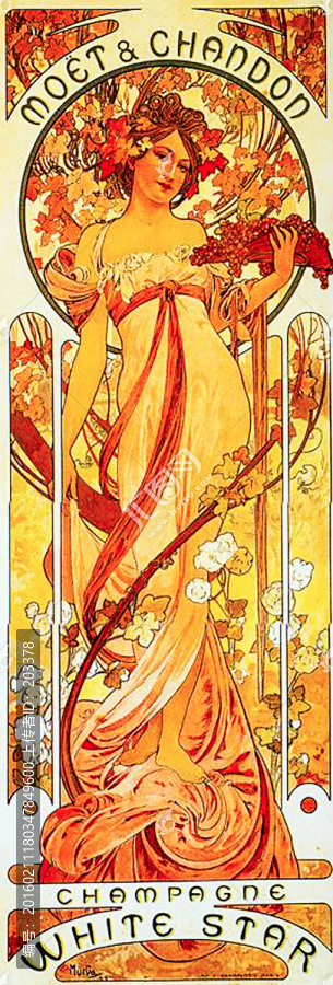 阿爾豐斯穆夏繪畫藝術(shù)作品