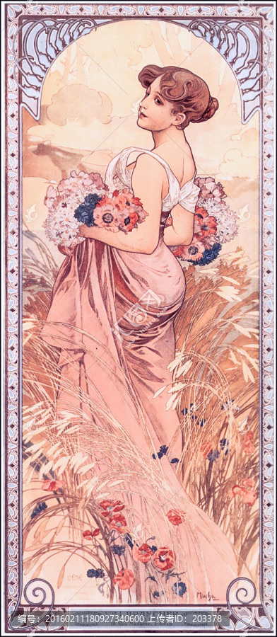阿爾豐斯穆夏繪畫藝術作品