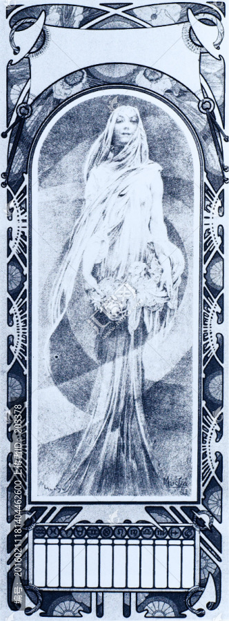 阿爾豐斯穆夏繪畫藝術(shù)作品