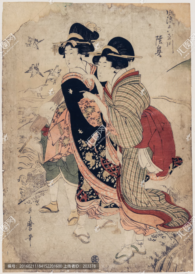 日本浮世繪國畫繪高清下載