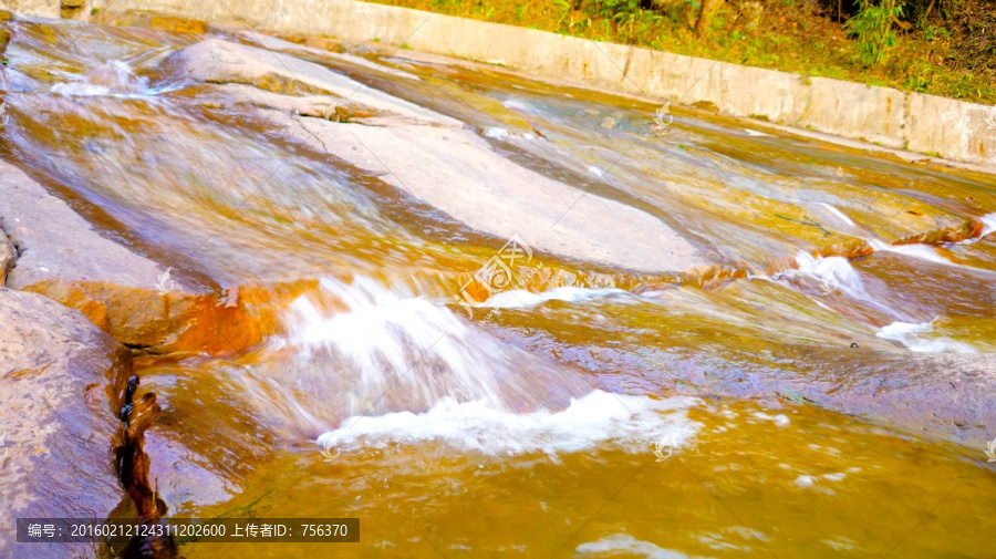 溪水瀑布,黃連河