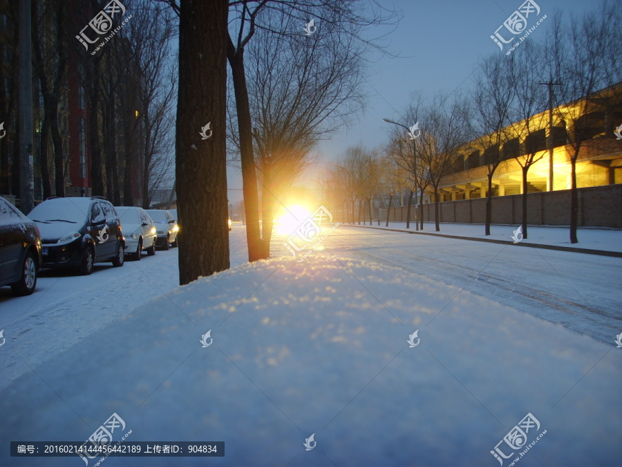 雪后的清晨