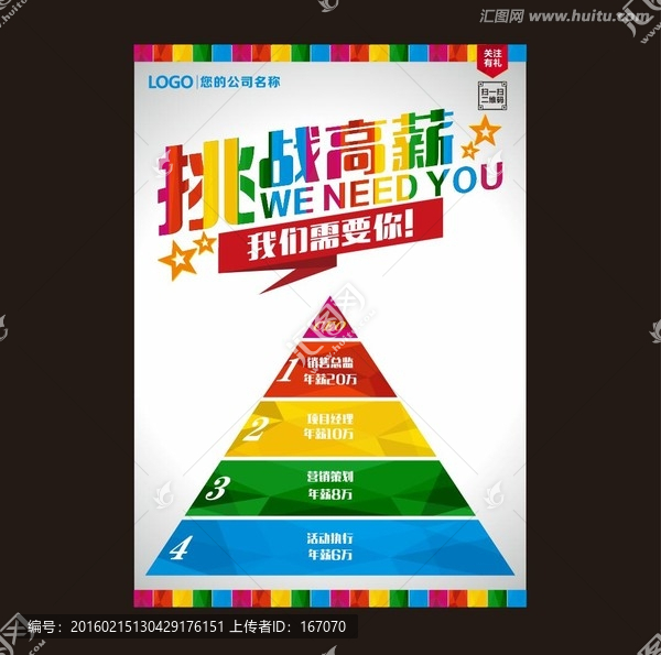 挑戰(zhàn)高薪海報