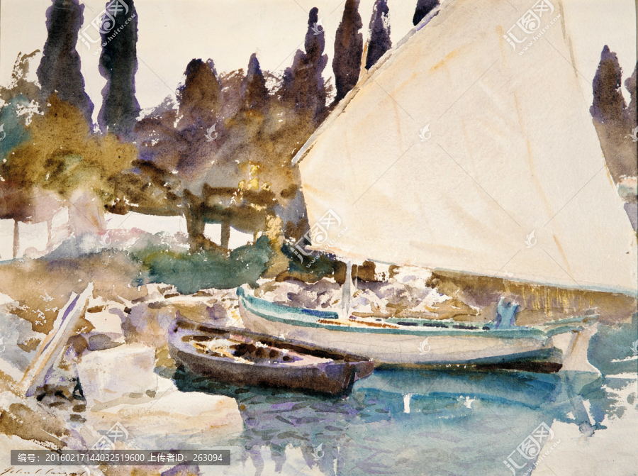 小河流,船