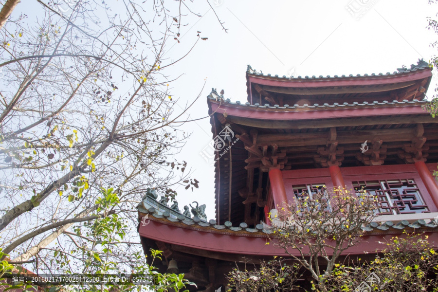 千佛塔寺,神殿屋檐