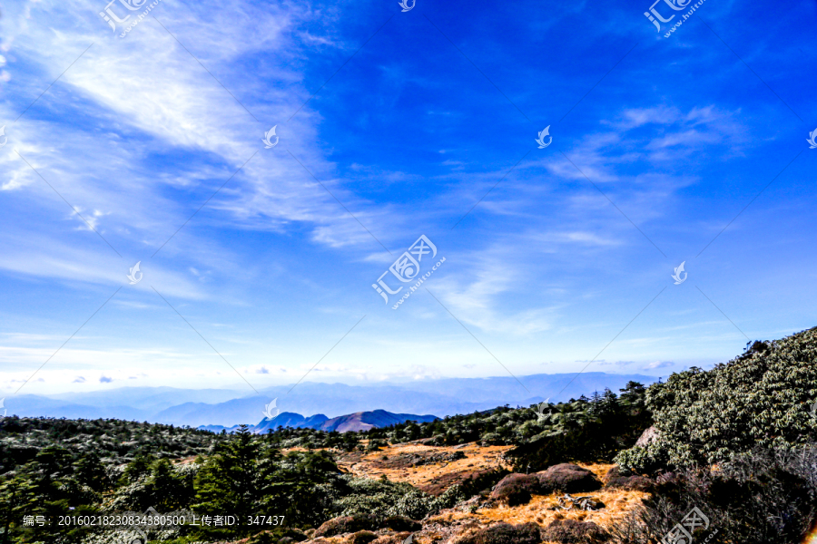 高海拔大山