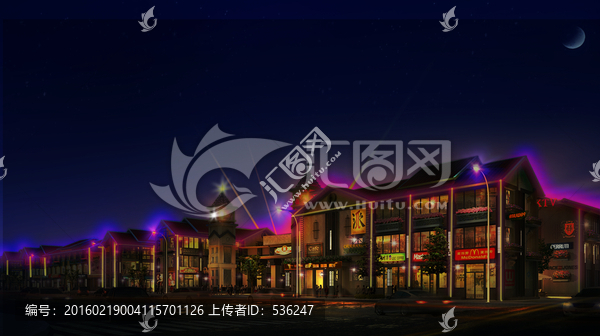 歐式小鎮(zhèn)建筑設(shè)計(jì)效果圖