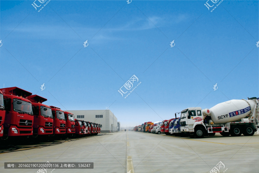 卡車貨車合成效果圖