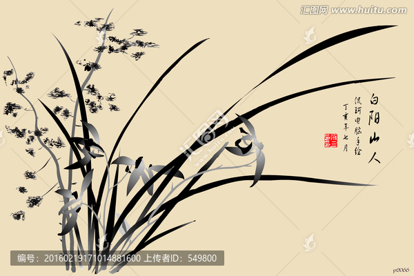 折葉墨蘭