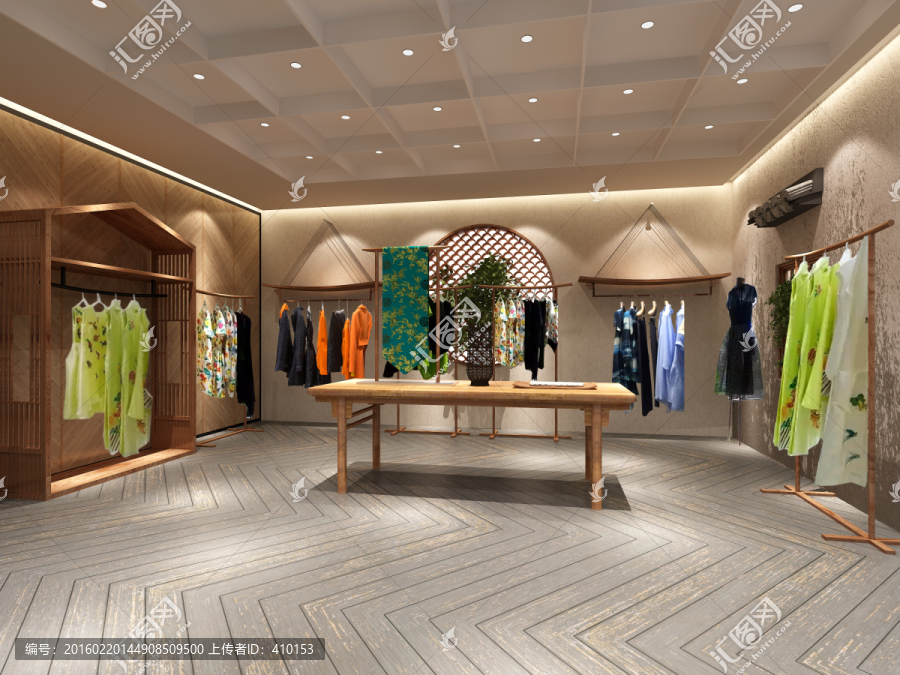 服裝店效果圖