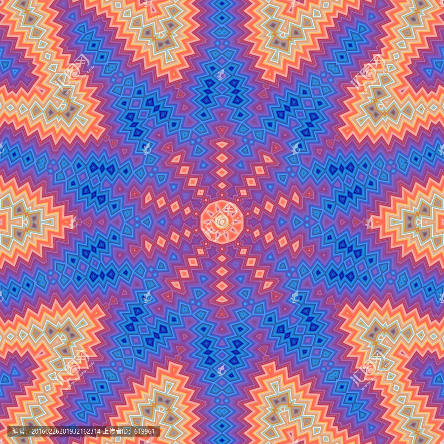 幾何花型,抽象底紋,無分層